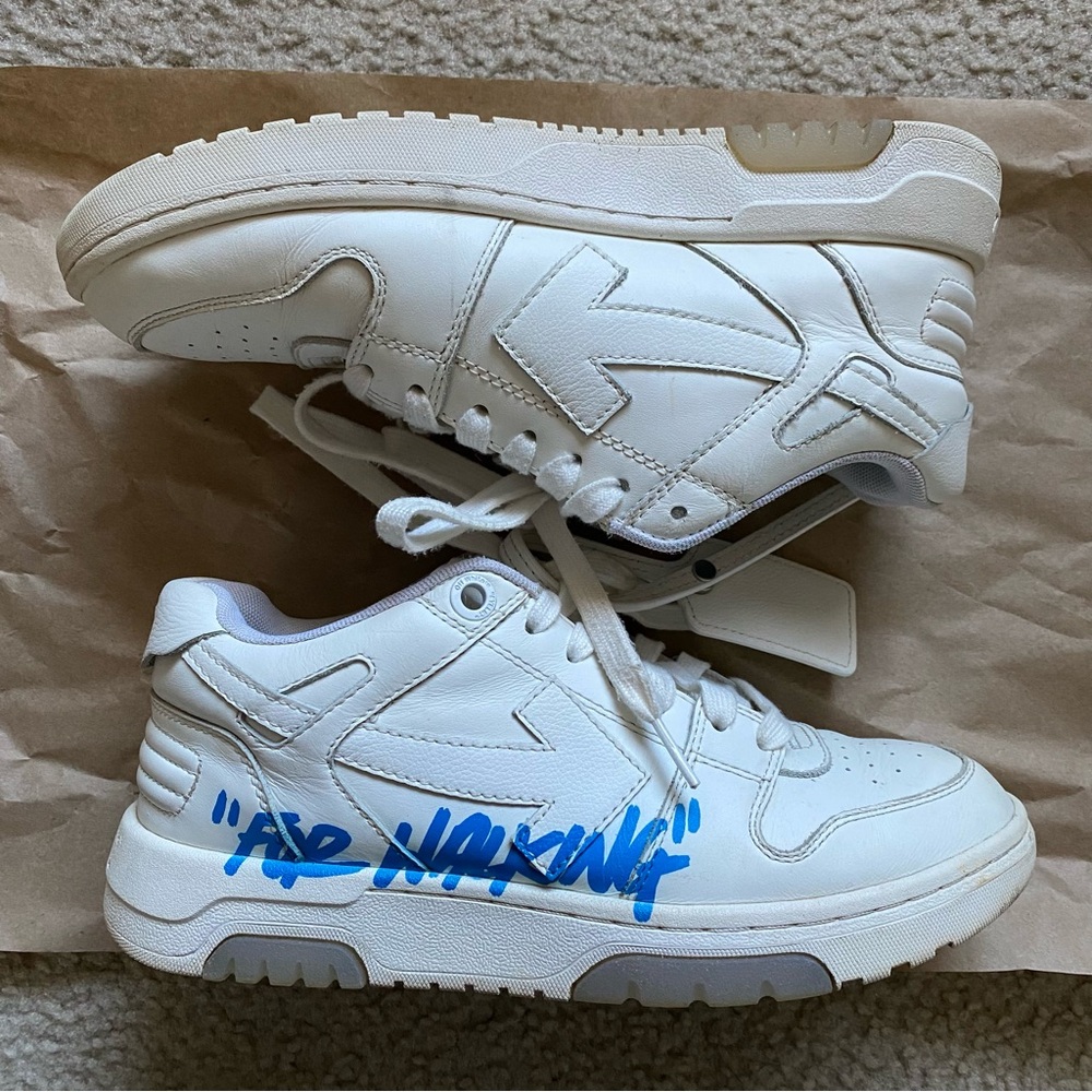 Women's Off White Out Of Office "OOO" Sneakers
